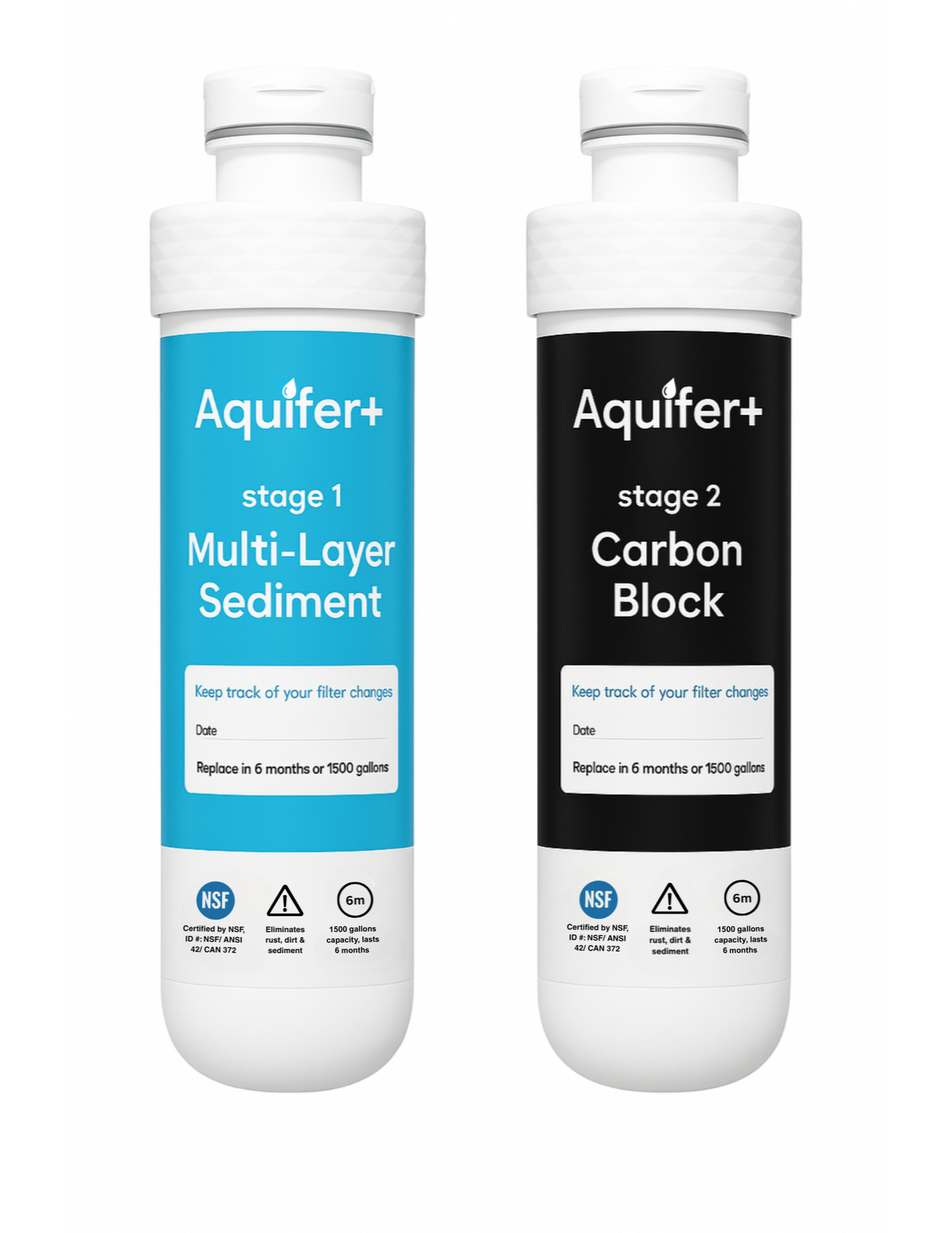 Dual replacement filter set