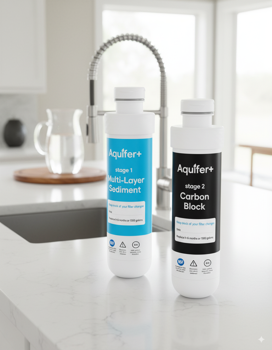 Dual replacement filter set